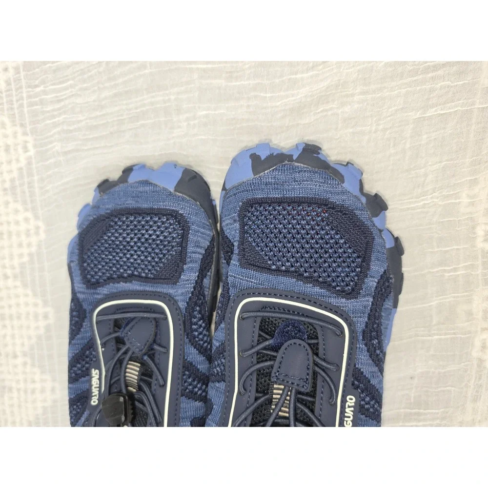 Saguaro Active II Pro Barefoot Navy Blue Minimalist Trail Runner Wide Toe Sz 41